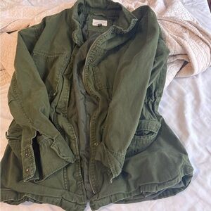 Universal Thread Utility Jacket in Forest Green